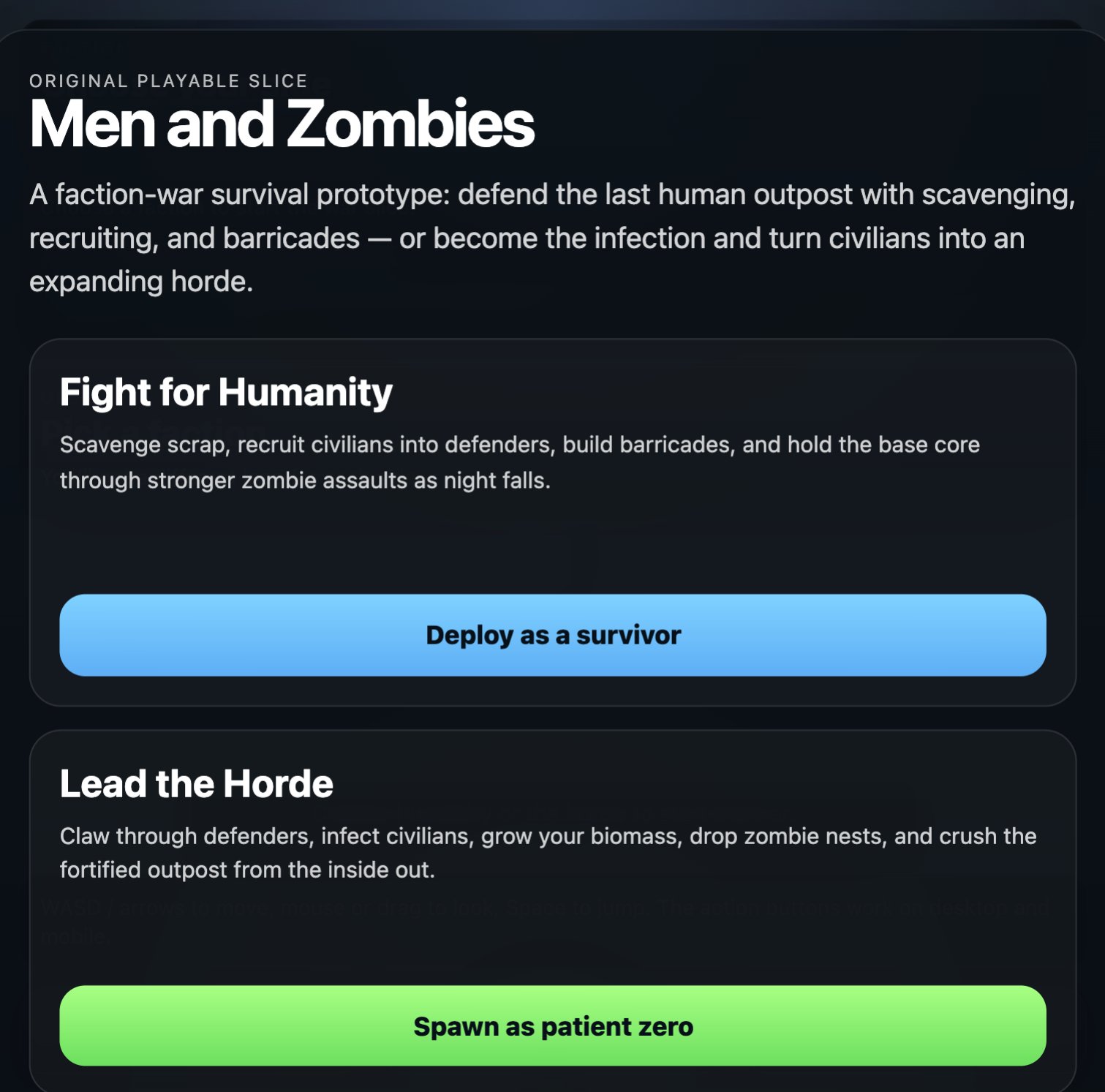Men and Zombies