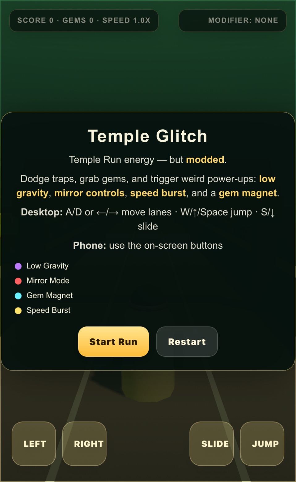 Temple Glitch