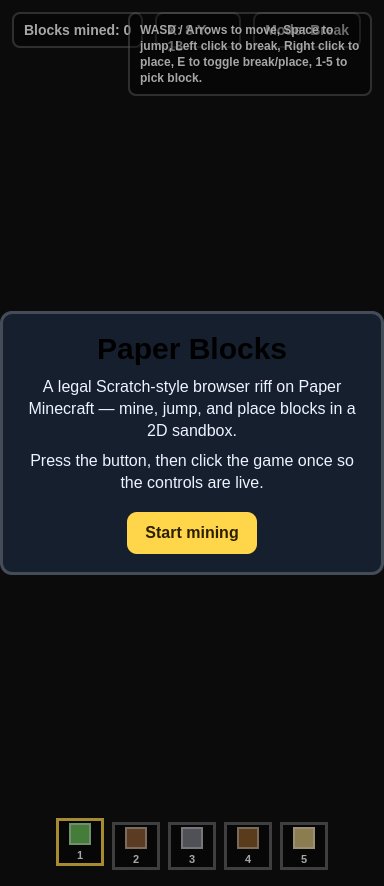 Paper Blocks