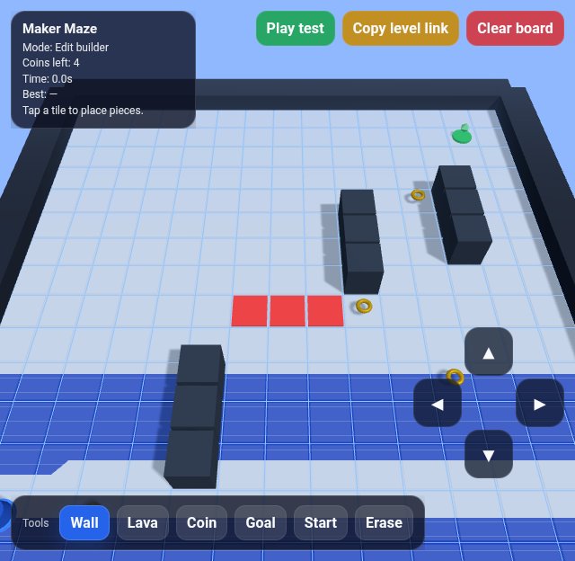 Maker Maze screenshot