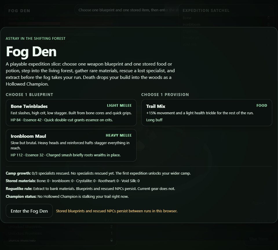 Fog Den screenshot