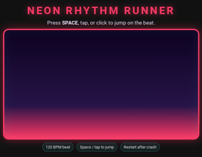Neon Rhythm Runner