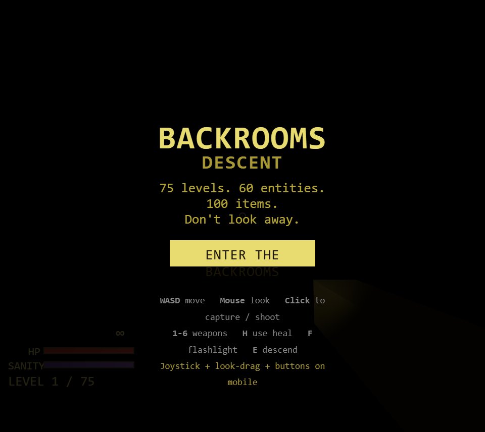 Backrooms Descent