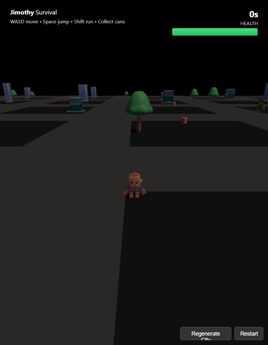 Jimothy Survival screenshot