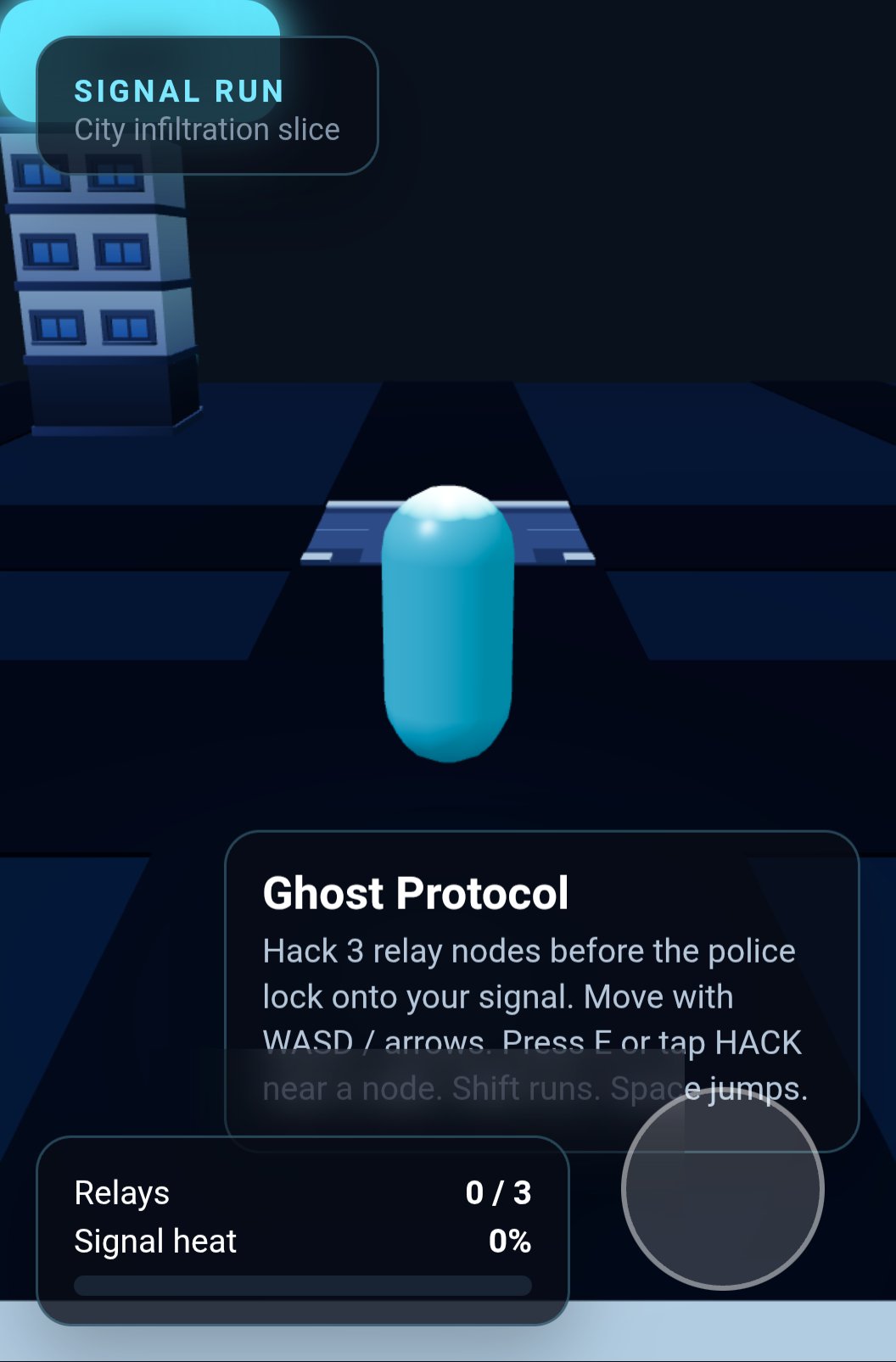 Signal run screenshot