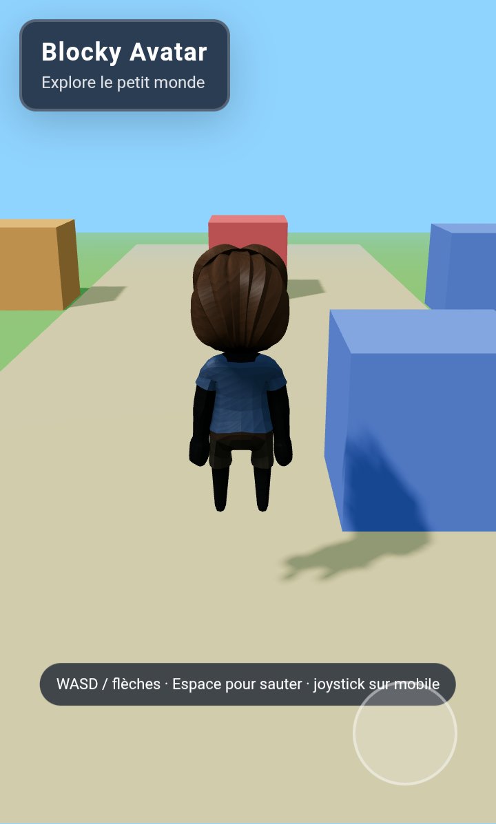 Blocky Avatar screenshot