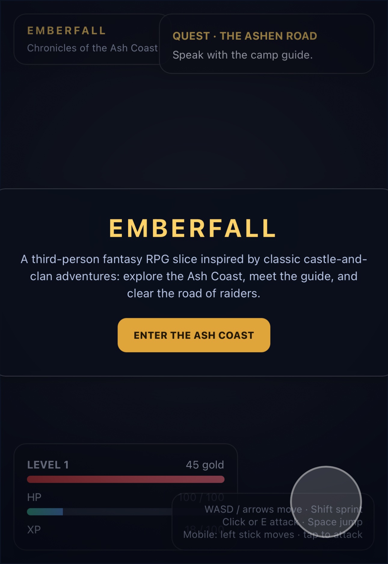 Emberfall screenshot