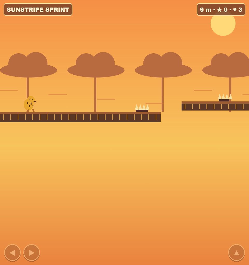 Sunstripe Sprint screenshot