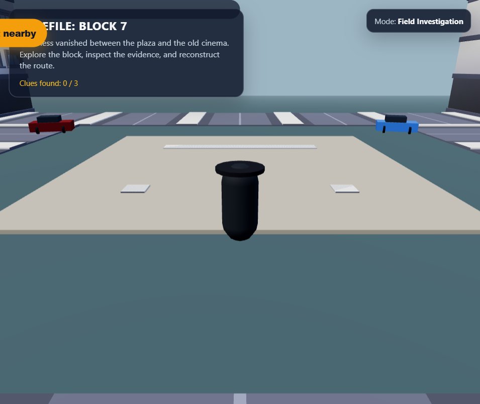 Casefile Block 7 screenshot