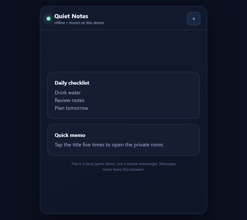 Quiet Notes screenshot