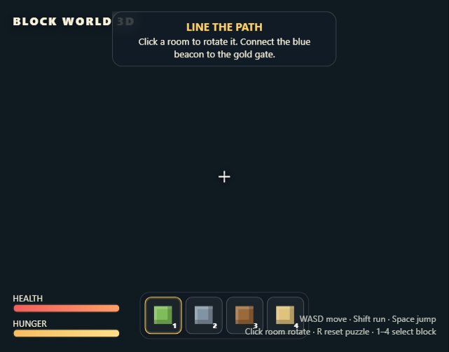 BLOCK WORLD 3D screenshot
