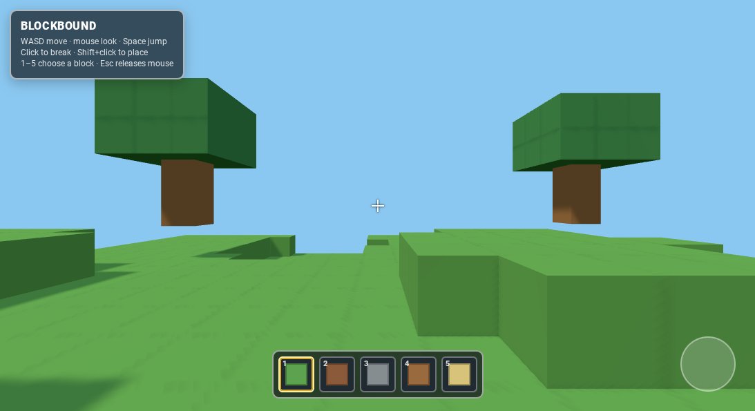 Blockbound screenshot