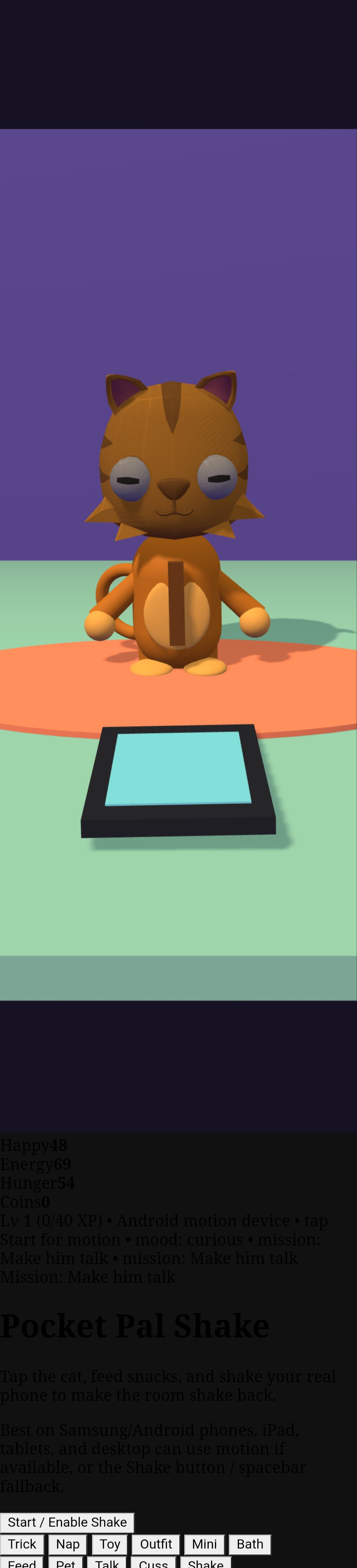 Pocket Pal Shake