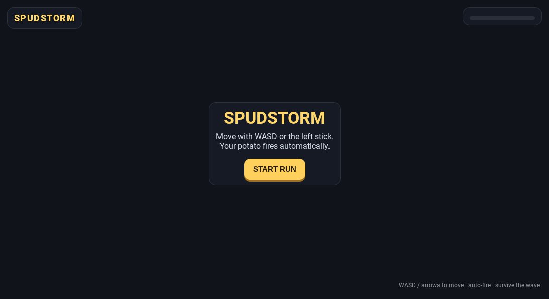 Spudstorm screenshot