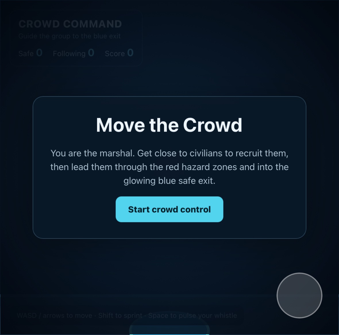Crowd Command screenshot
