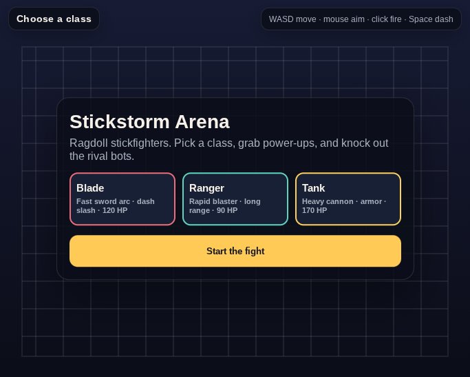 Stickstorm Arena screenshot