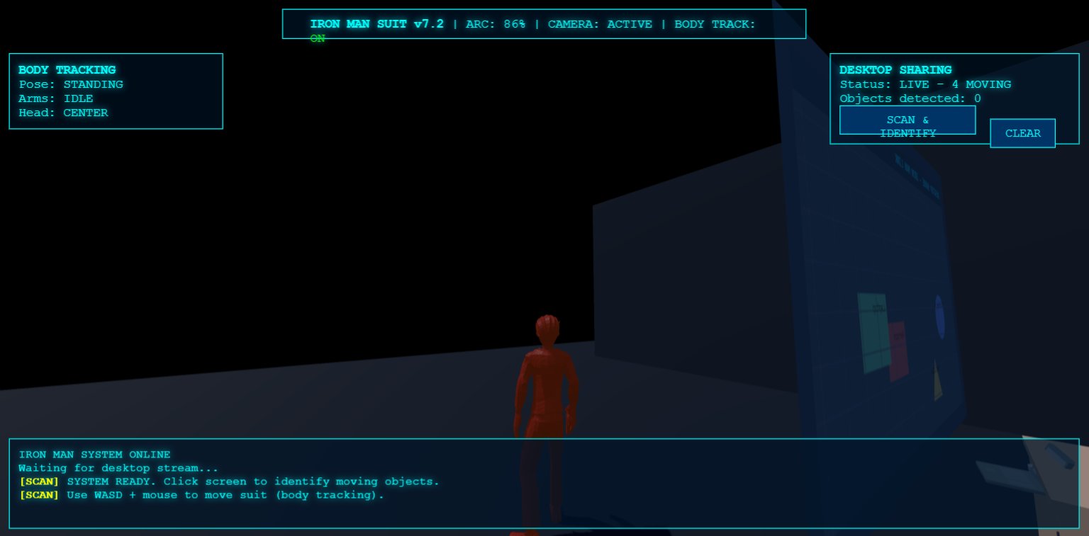 Iron Man Interface screenshot