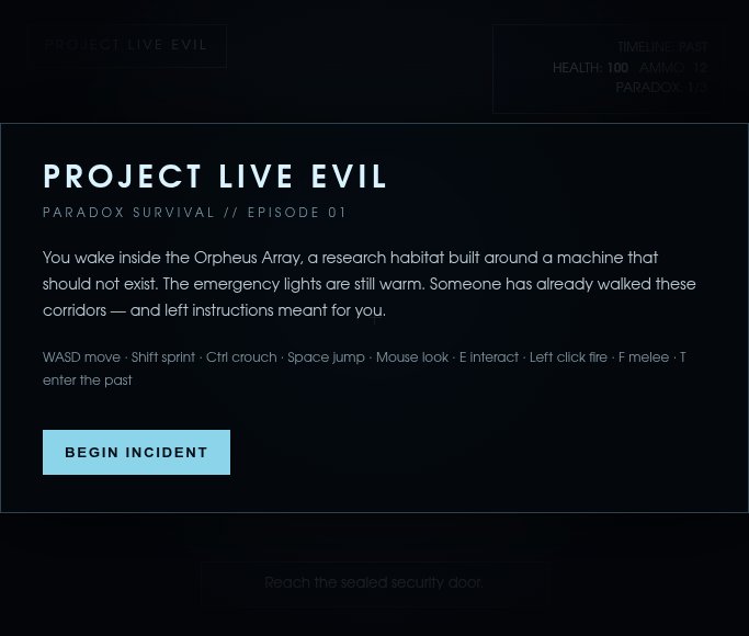 Project Live Evil screenshot
