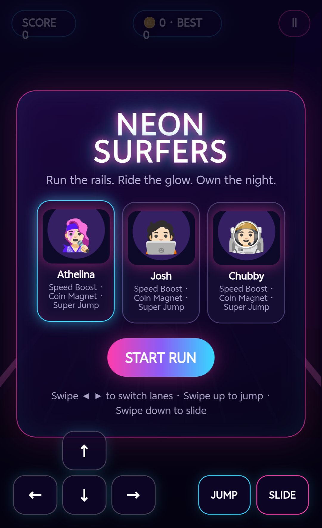 Neon Surfers screenshot