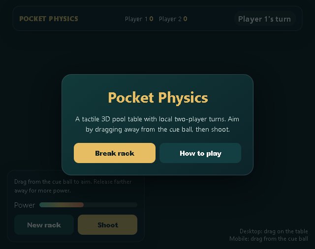 Pocket Physics screenshot