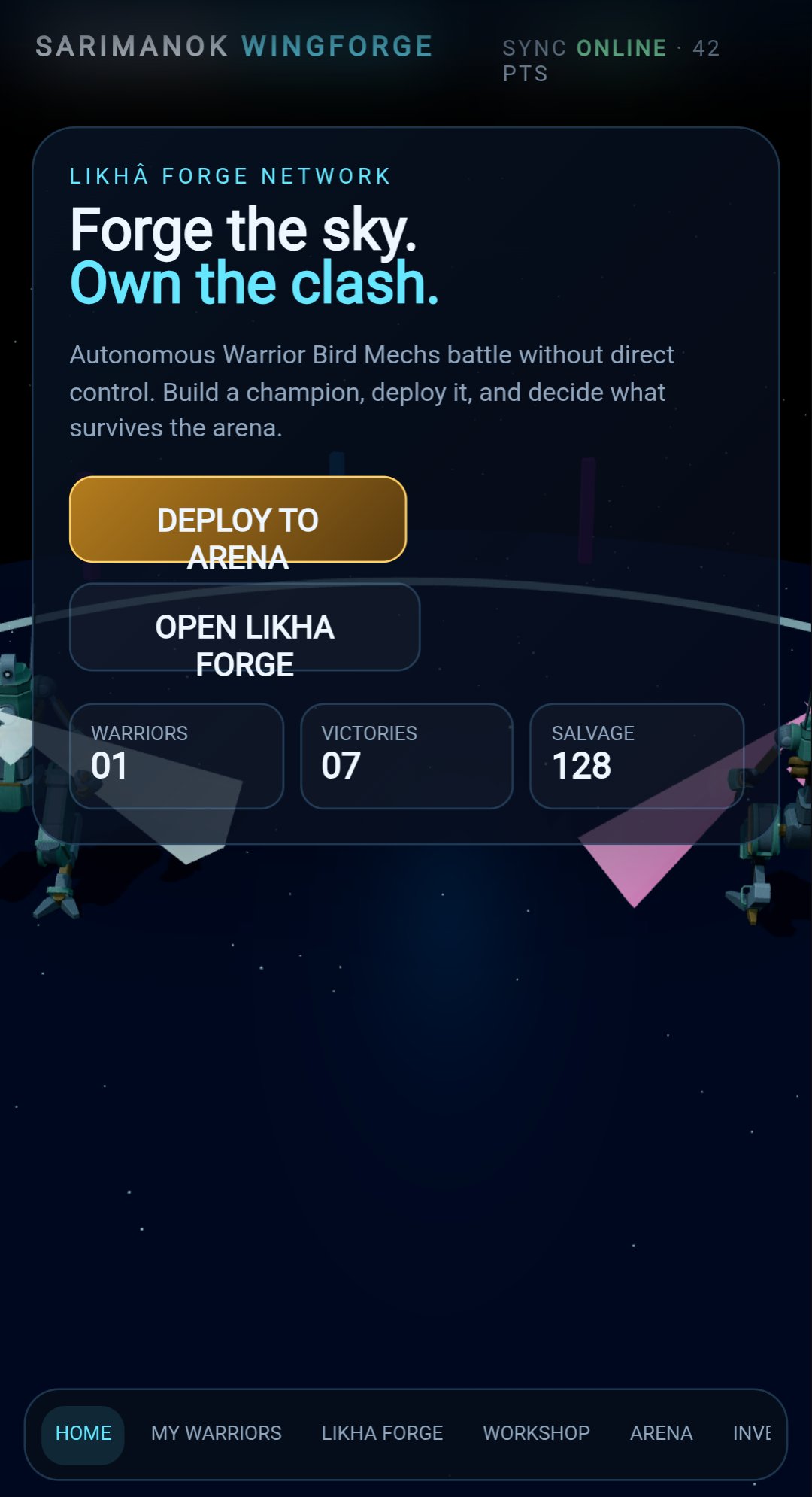 Wingforge screenshot