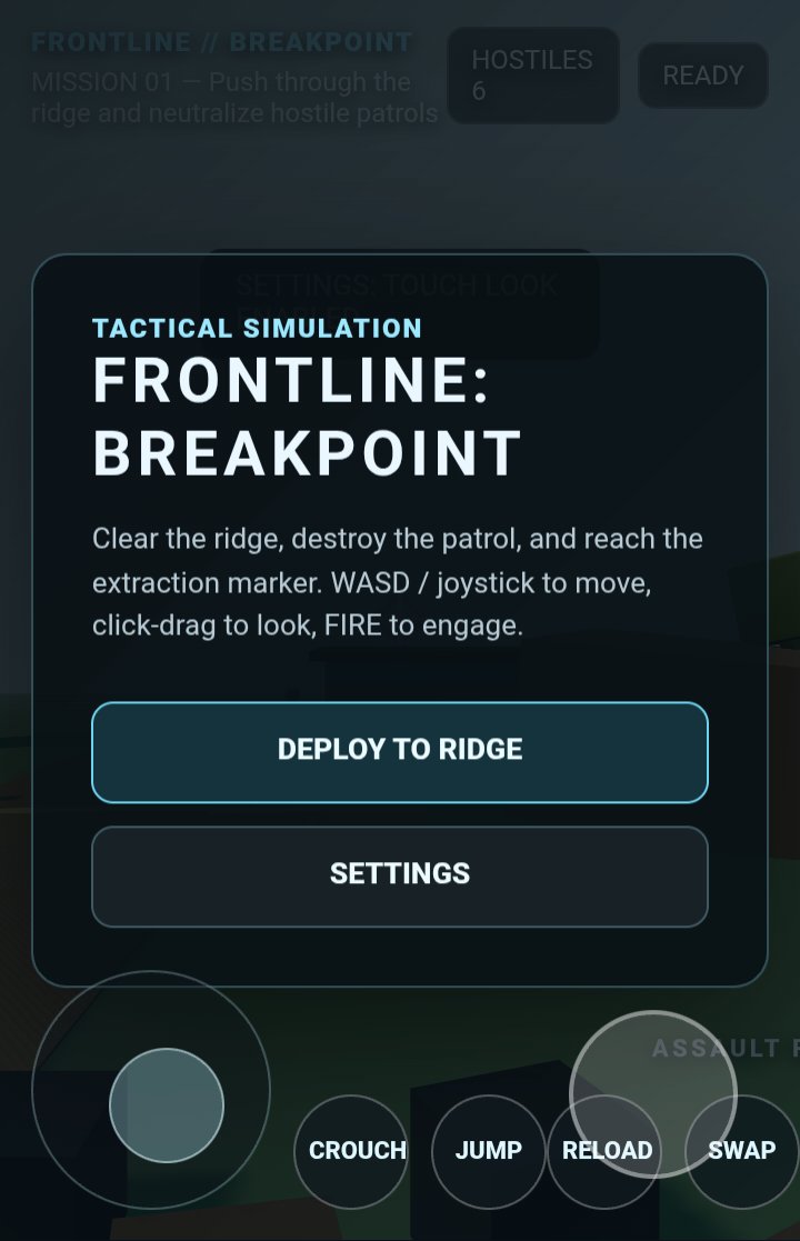 Frontline Breakpoint screenshot