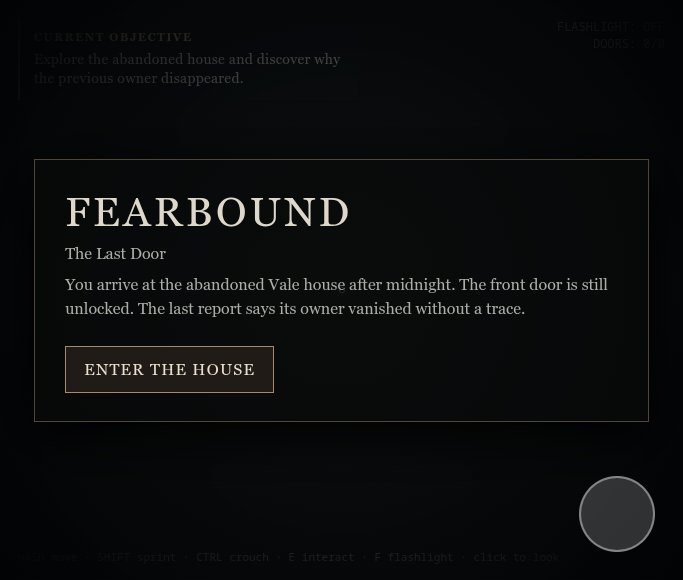 FEARBOUND: The Last Door