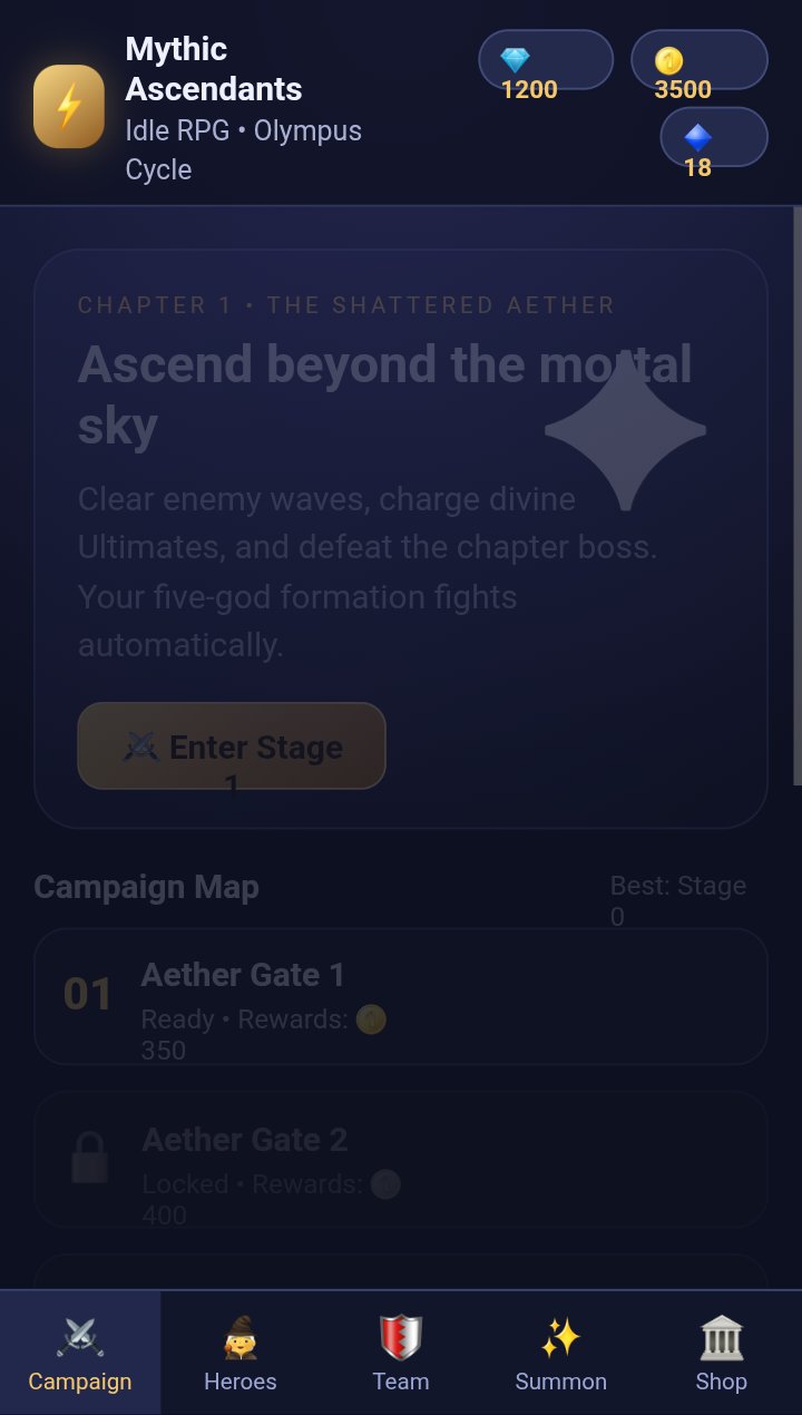 Mythic Ascendants screenshot
