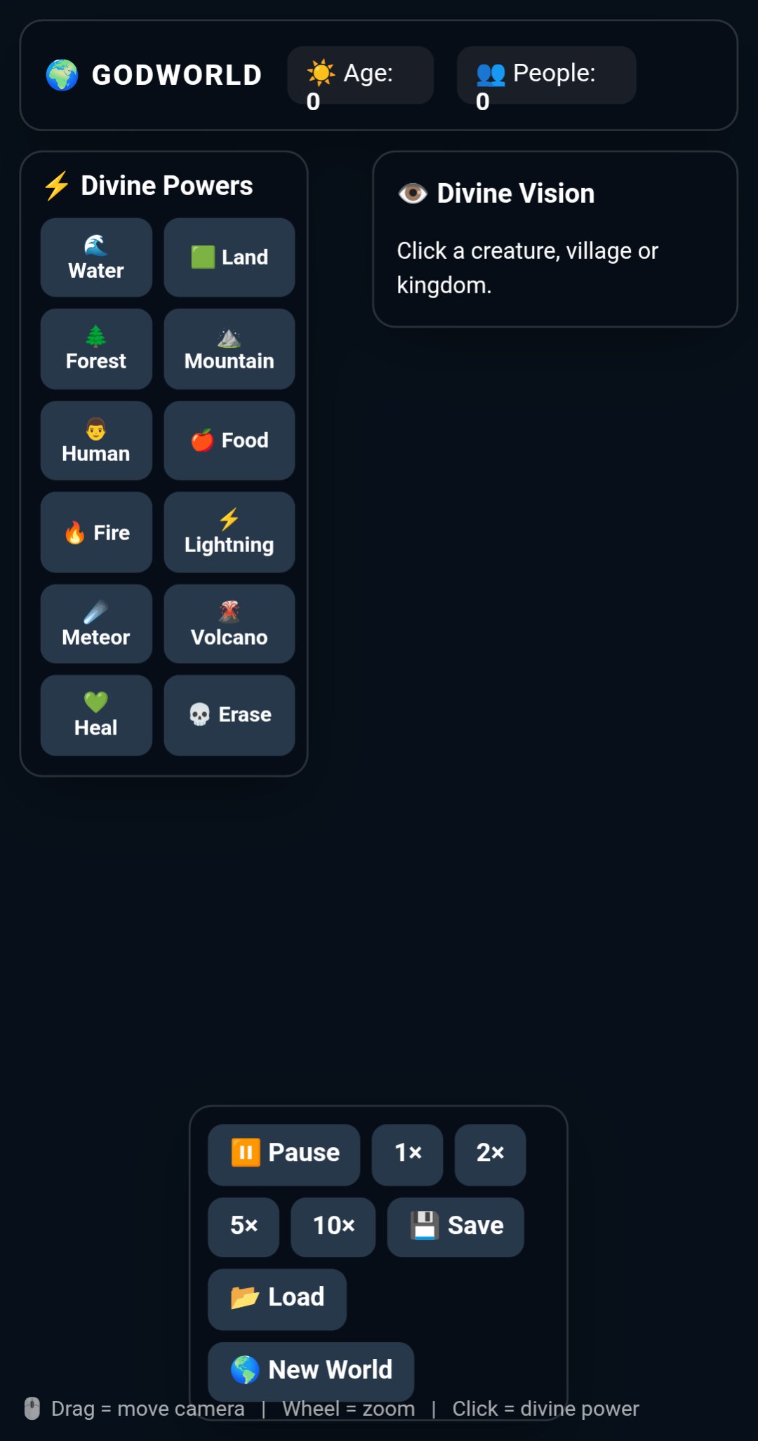 GODWORLD screenshot