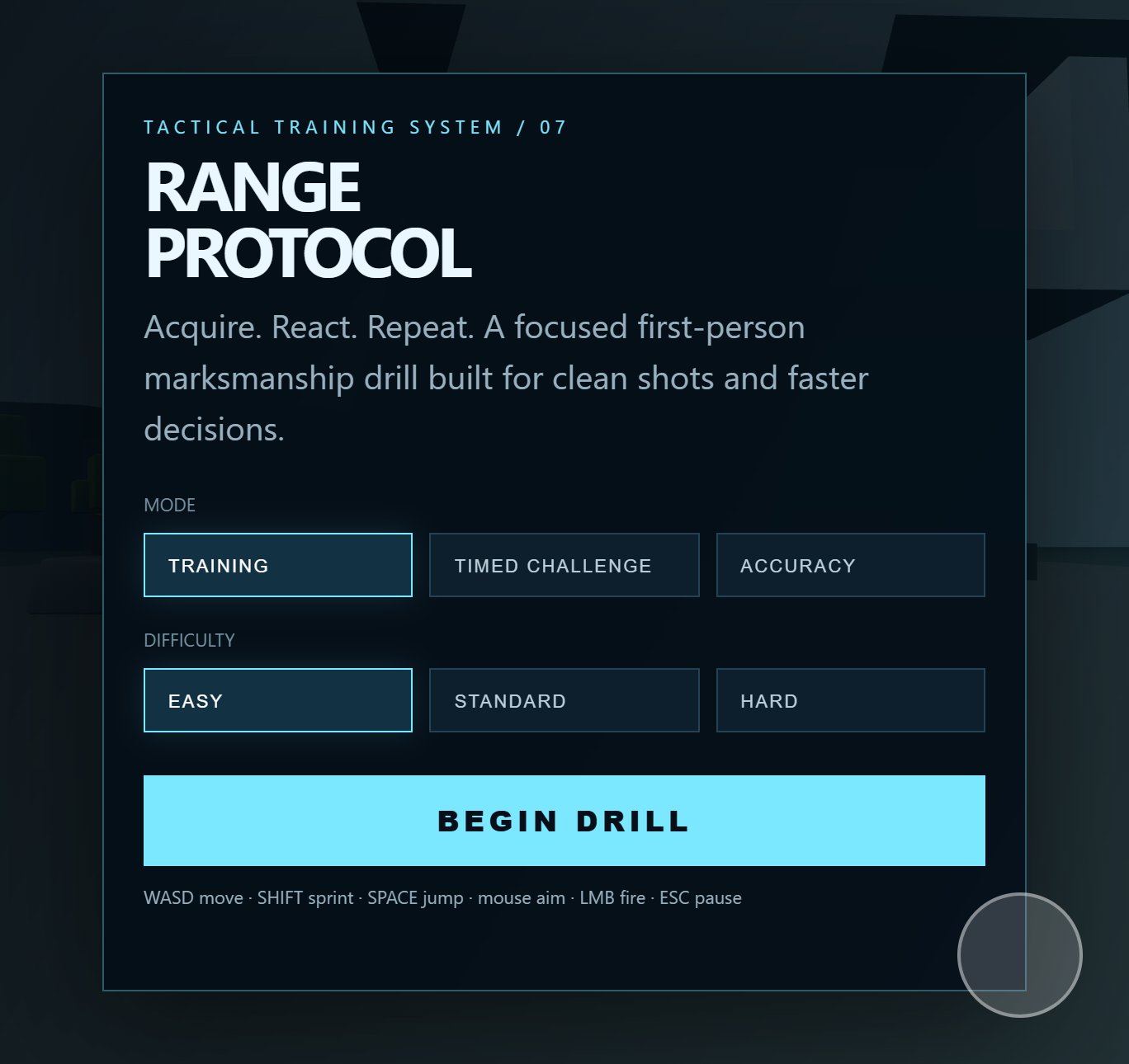 Range Protocol screenshot