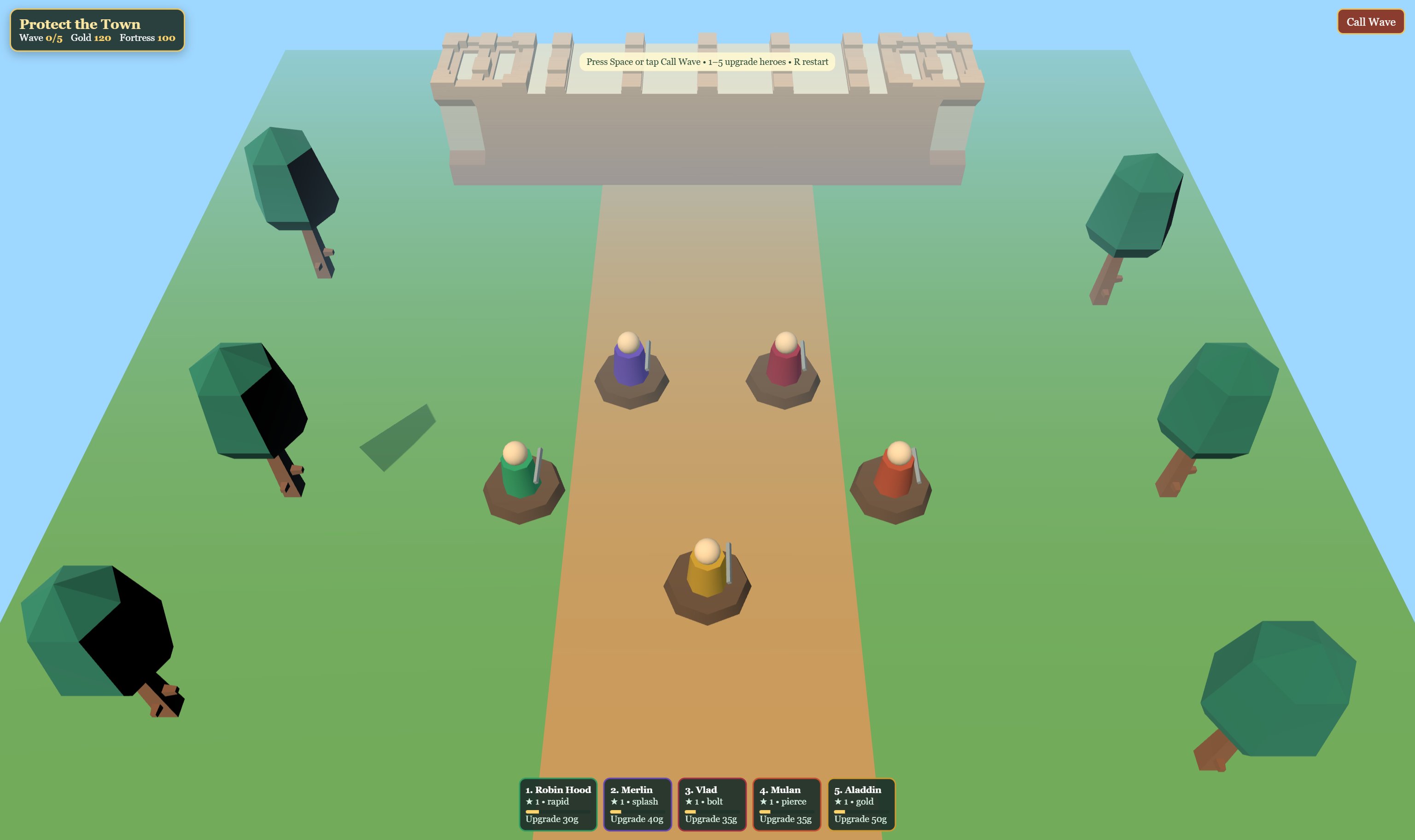 Protect the Town screenshot