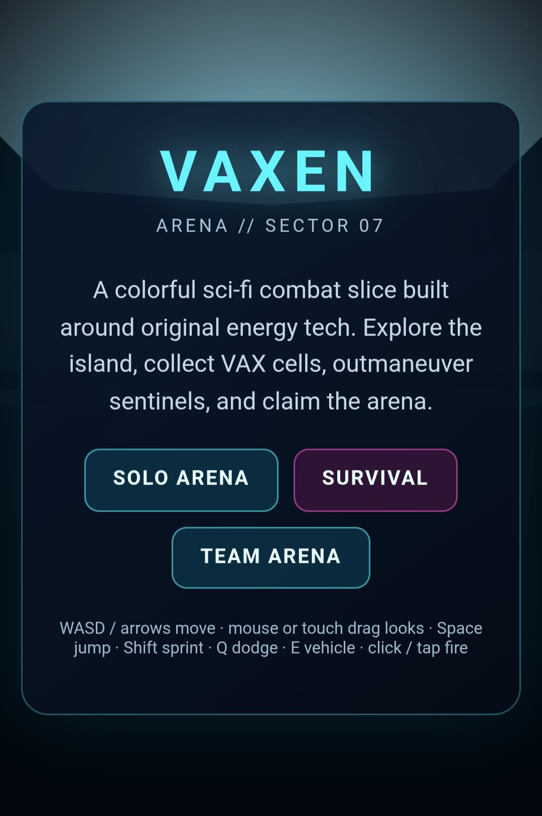 VAXEN ARENA screenshot