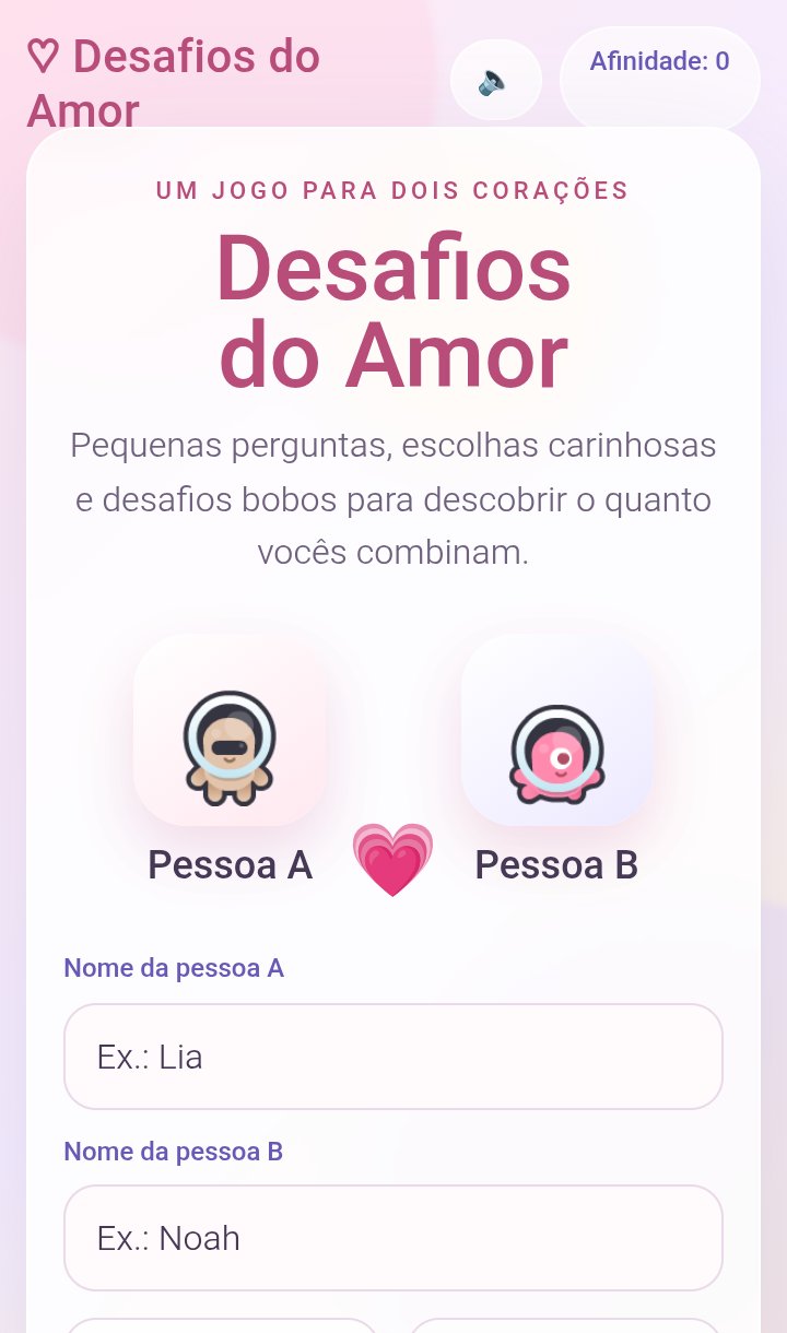 Desafios do Amor screenshot