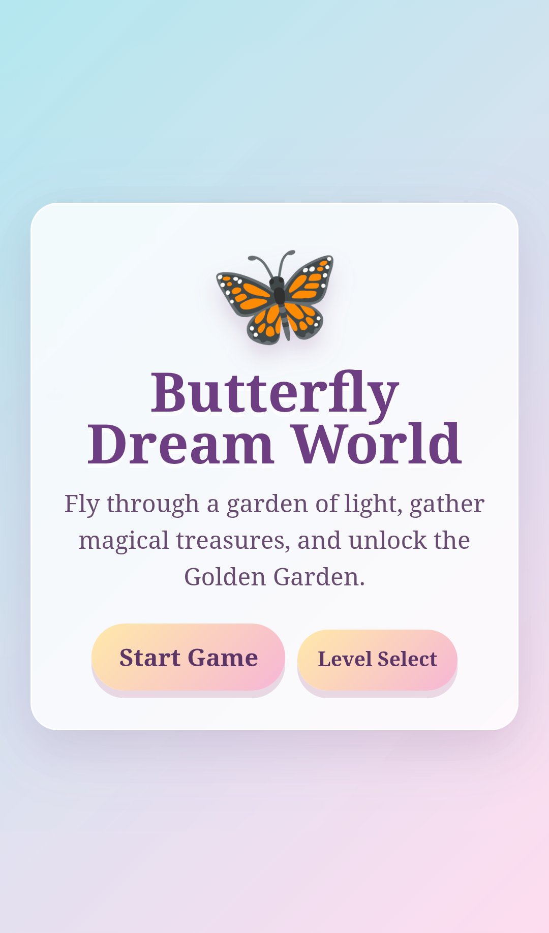 Butterfly Dream World screenshot