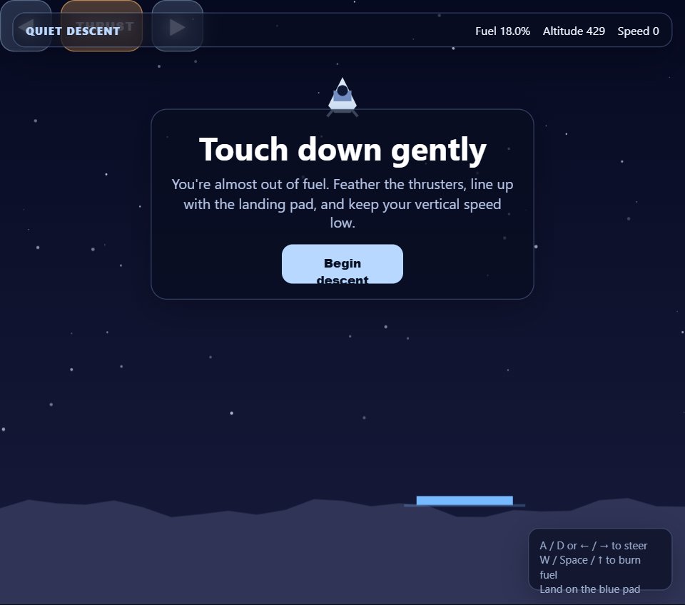 Quiet Descent screenshot