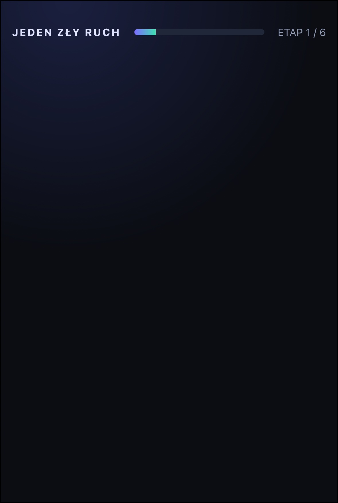 JEDEN ZŁY RUCH screenshot