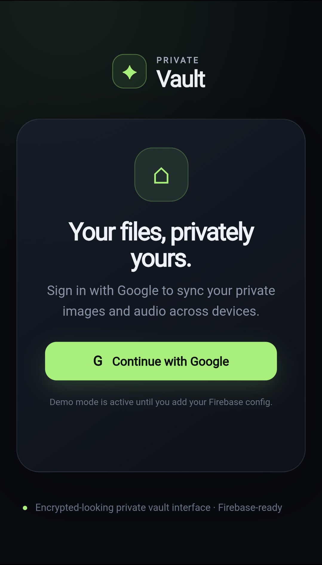 Private Vault screenshot