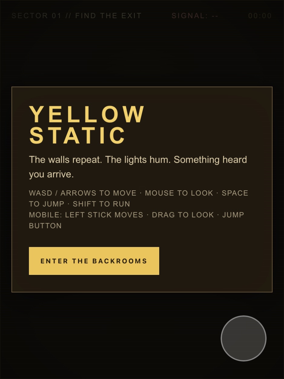 Yellow Static screenshot