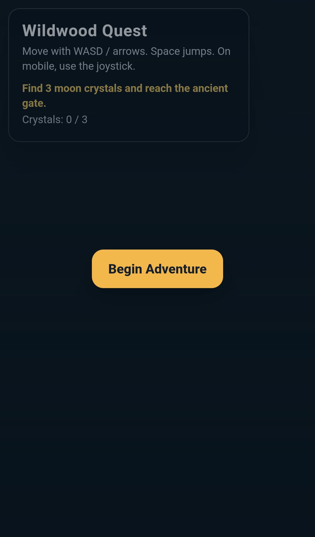 Wildwood Quest screenshot