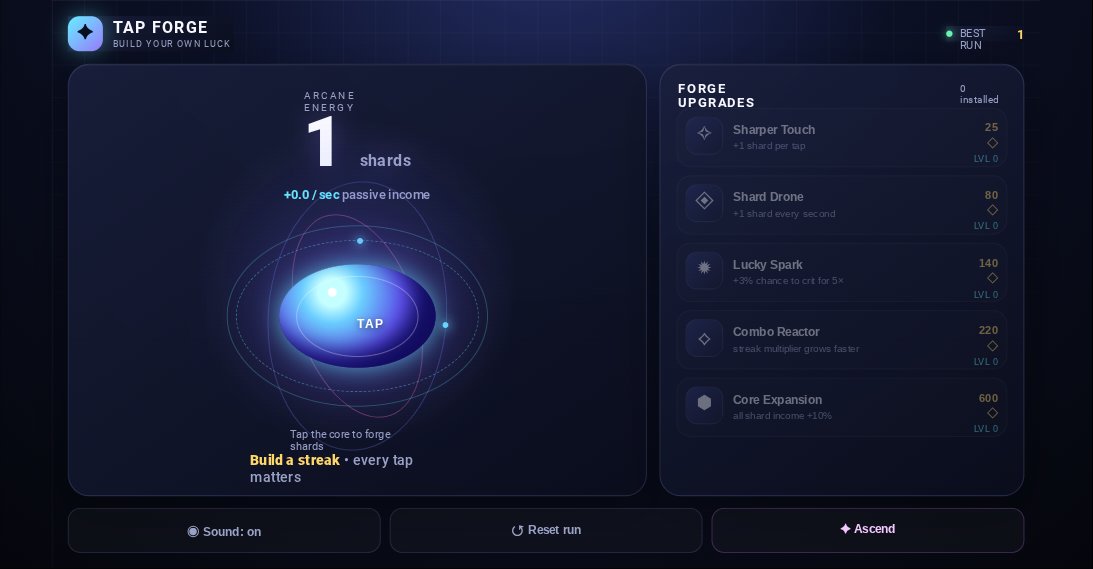 Tap Forge screenshot