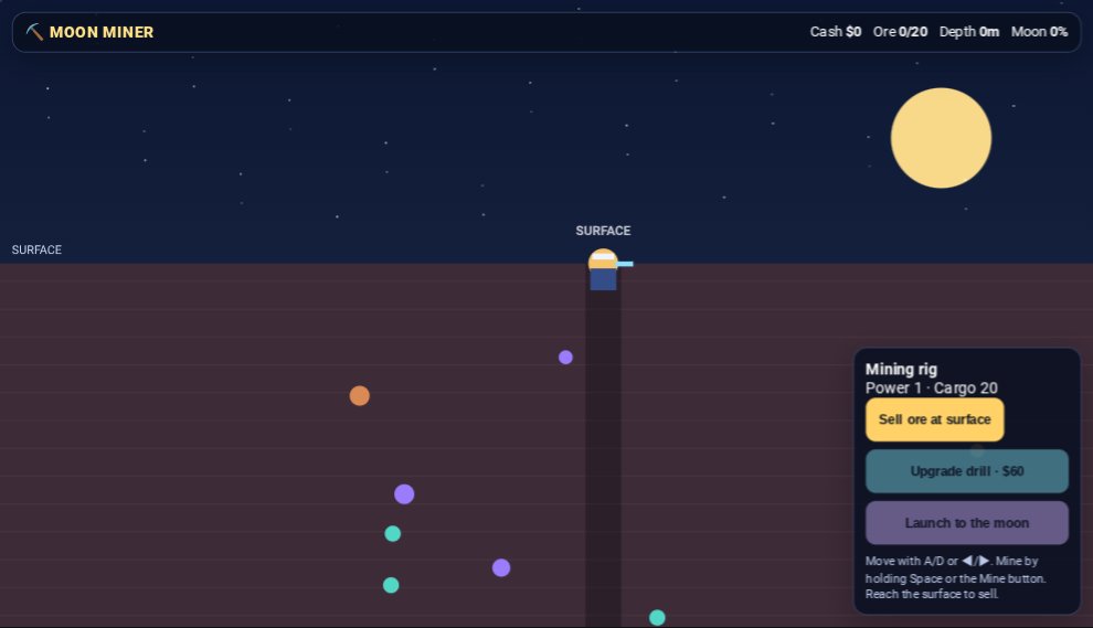 Moon Miner screenshot