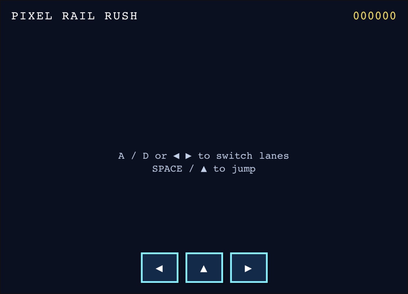 Pixel Rail Rush screenshot