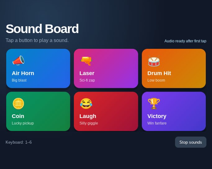 Sound Board screenshot