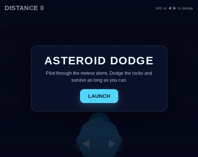 Asteroid Dodge screenshot