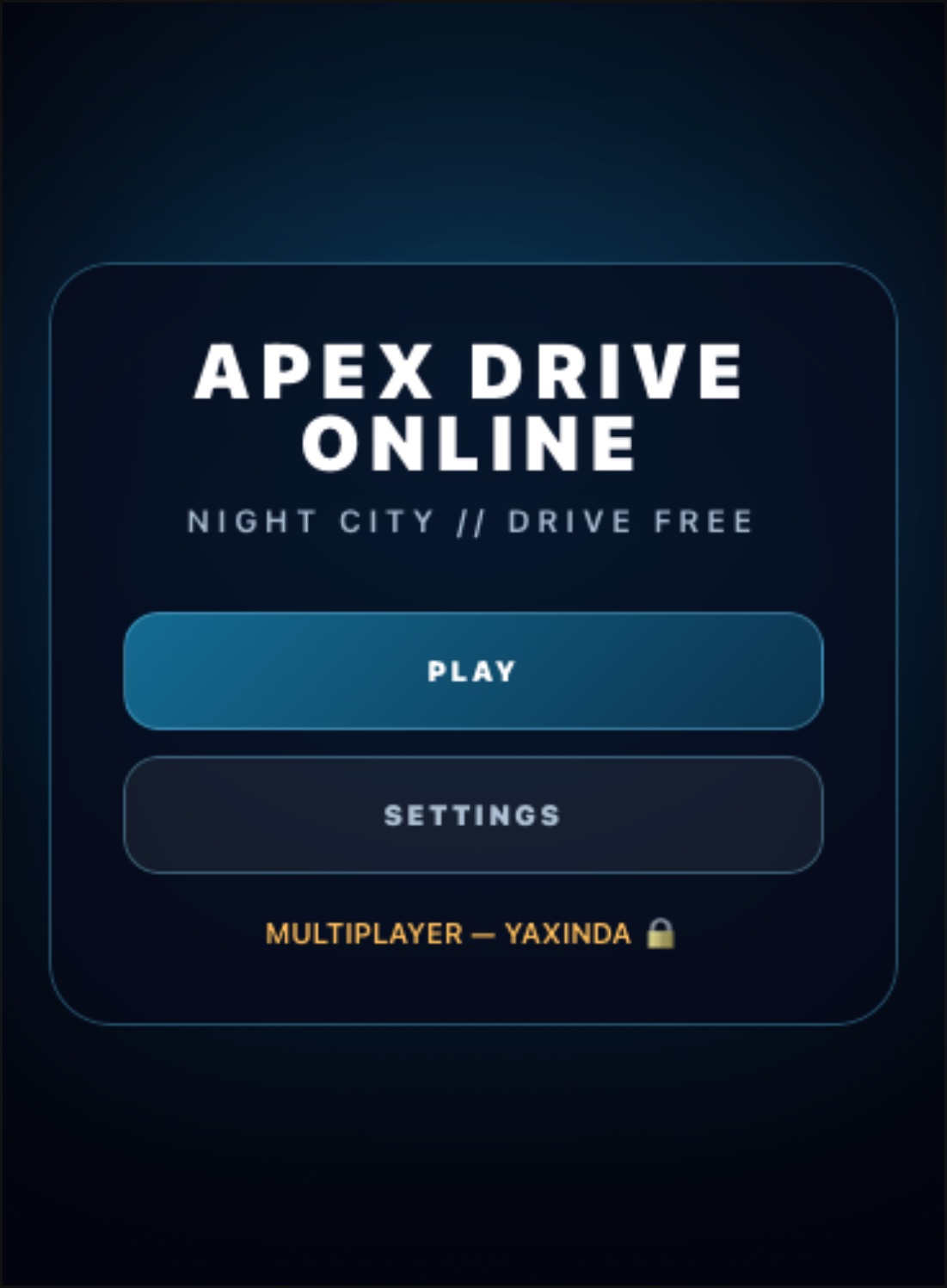 APEX DRIVE ONLINE screenshot