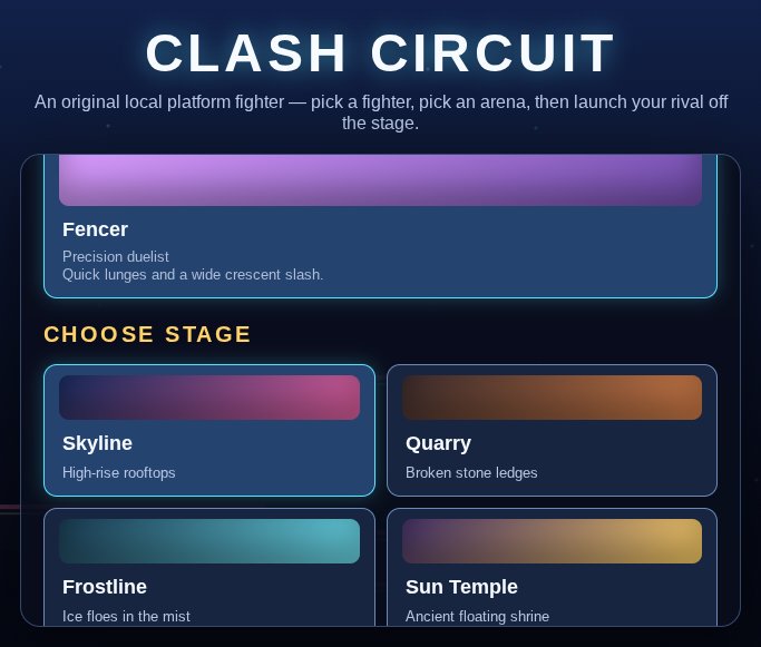 Clash Circuit screenshot