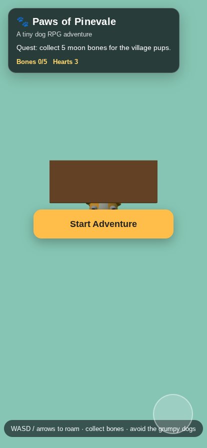 Paws of Pinevale screenshot