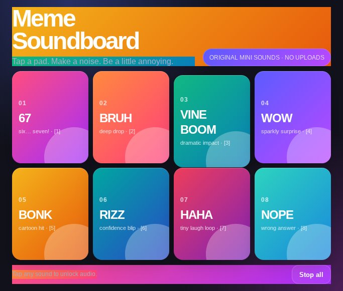 Meme Soundboard screenshot