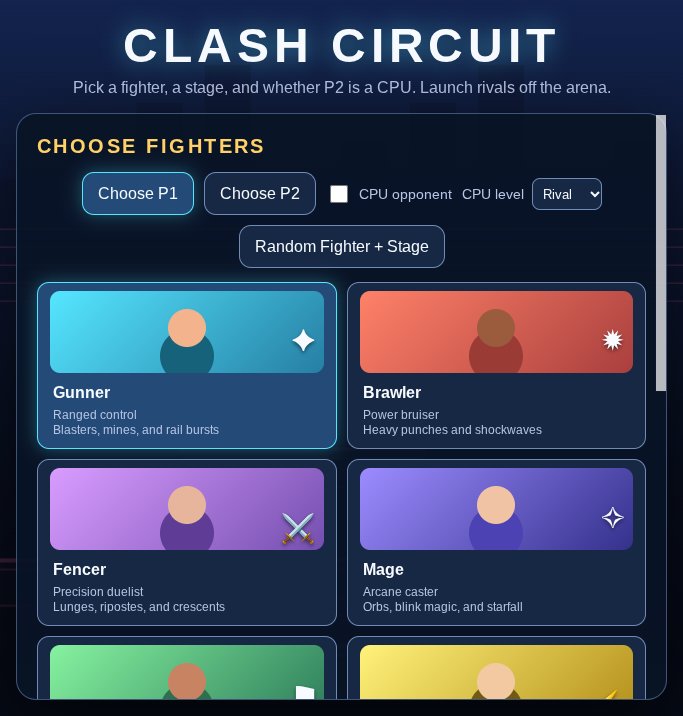 Clash Circuit screenshot