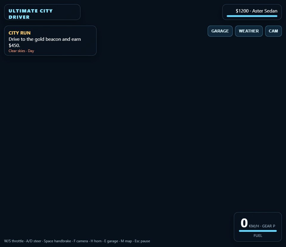 Ultimate City Driver screenshot